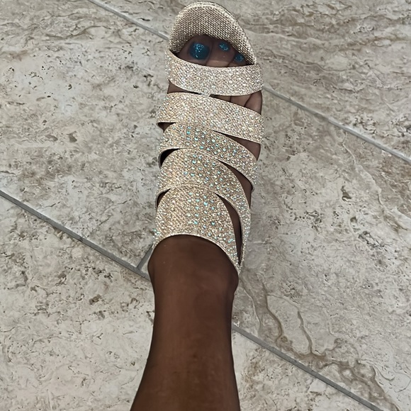 Glitter Encrusted Heels by Charlotte Russe - Picture 9 of 12